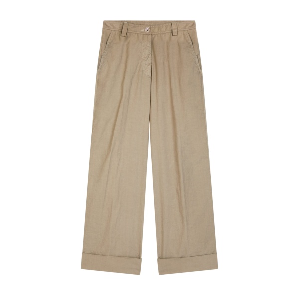 Dries Van Noten Cuffed cotton pants 4 scaled89742 nobg