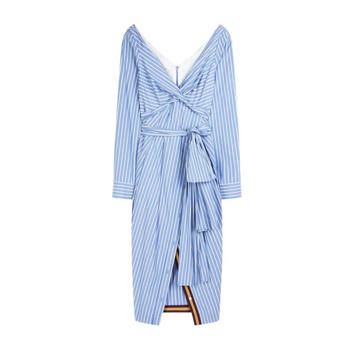 Dries Van Noten Draped shirt dress scaled54553 nobg