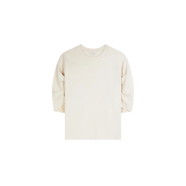 Dries Van Noten Draped sleeve tee scaled86343 nobg