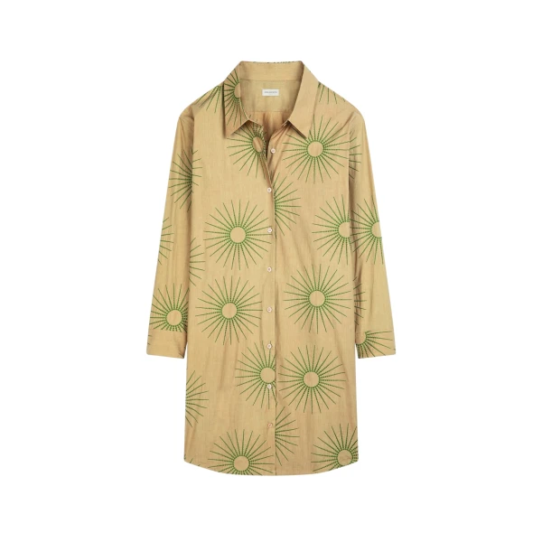 Dries Van Noten Embellished shirt dress scaled85351 nobg