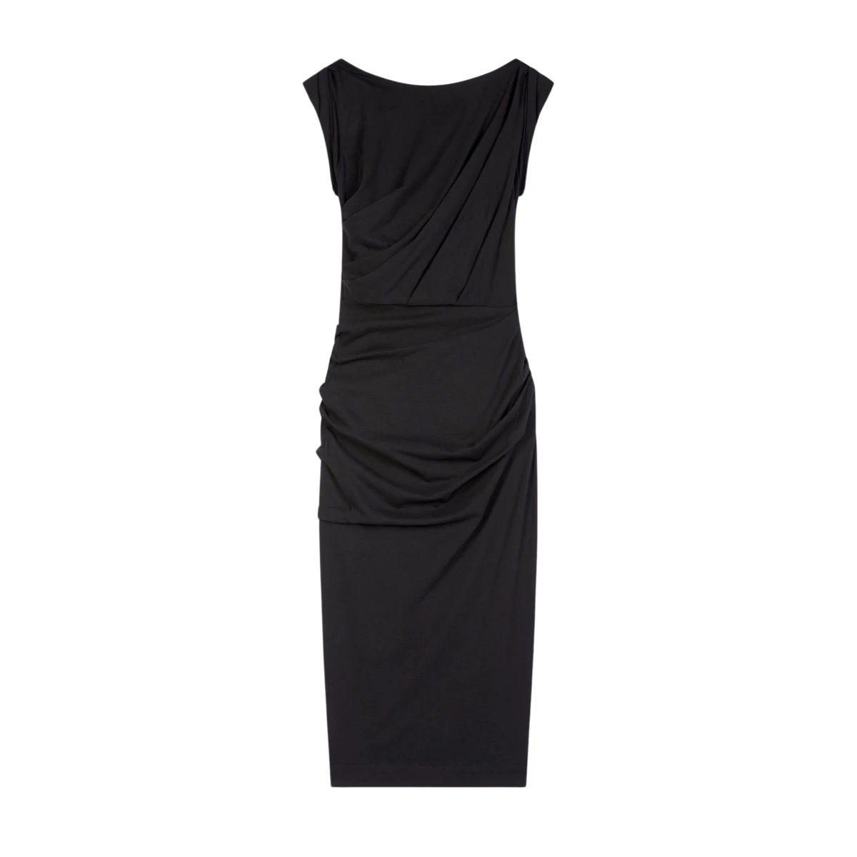 Dries Van Noten Fitted draped dress scaled86703 nobg