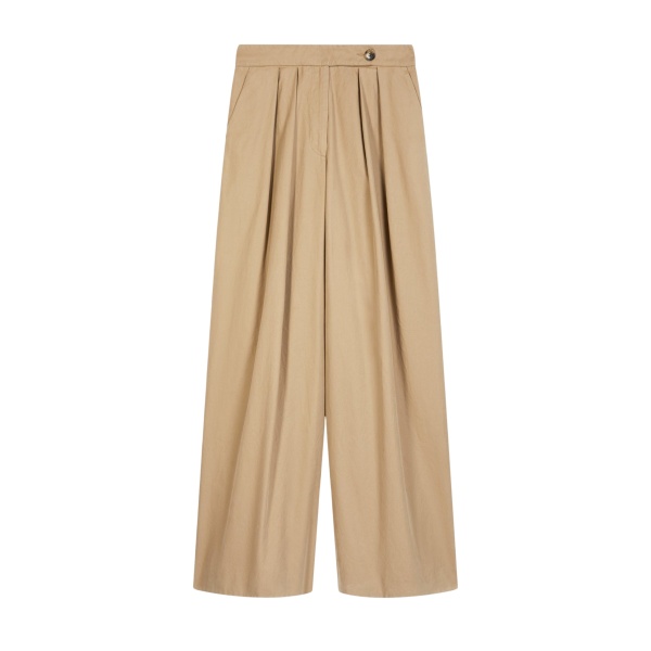 Dries Van Noten Pleated cotton pants 4 scaled34878 nobg