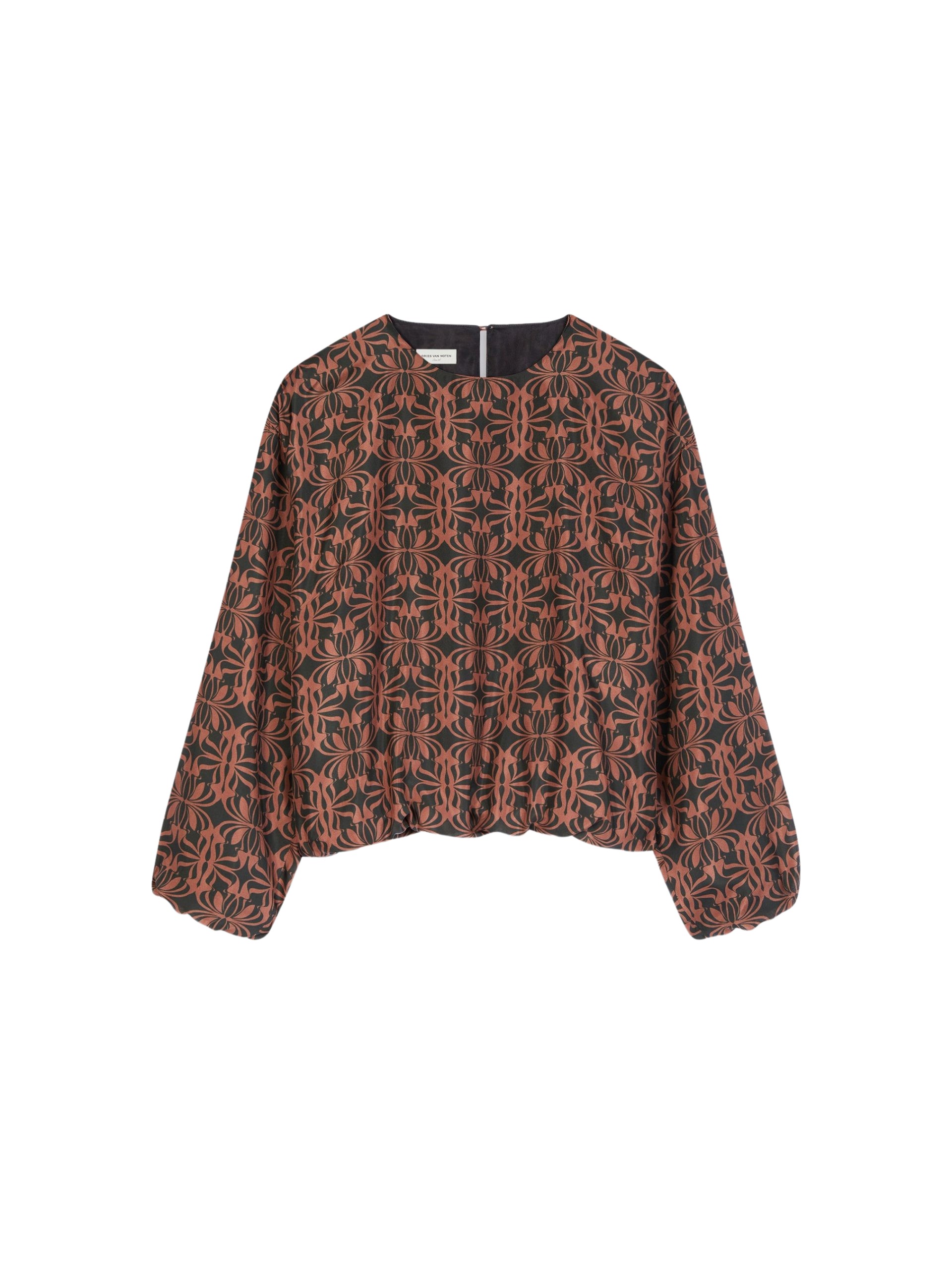 Dries Van Noten Silk cocoon top scaled26927 nobg