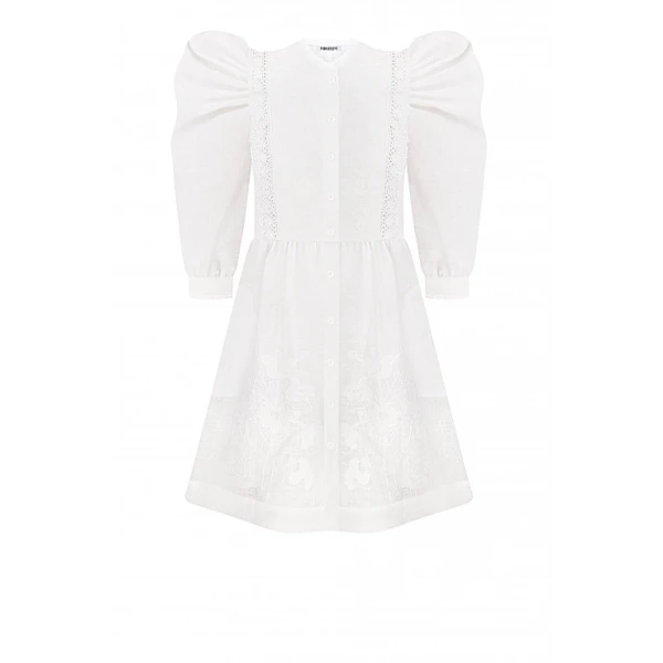 Foberini Family Tree White Mini Dress