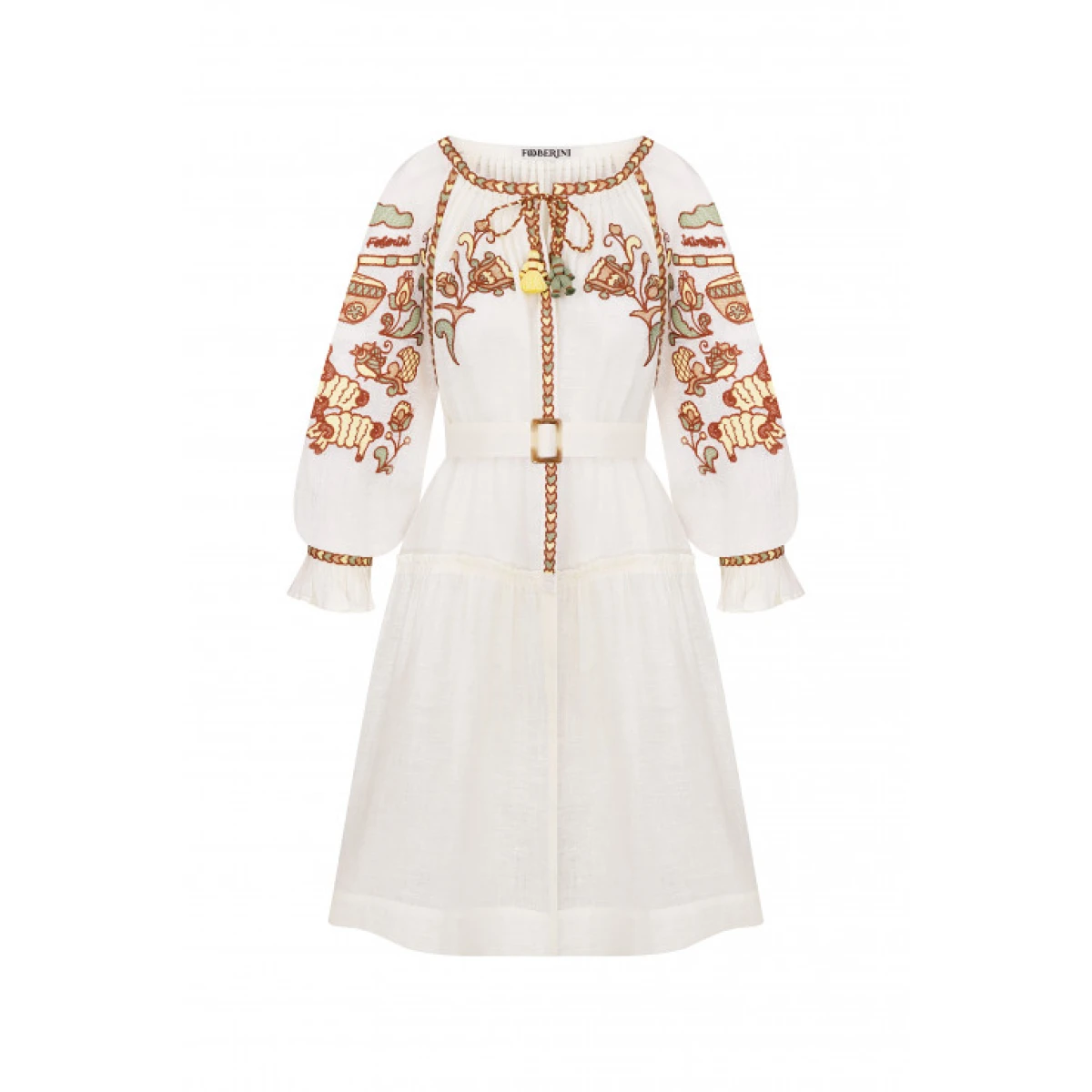 Foberini Vishita History Beige Dress