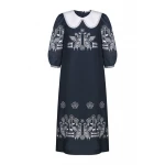 Foberini Zozulya Dark Blue Maxi Dress