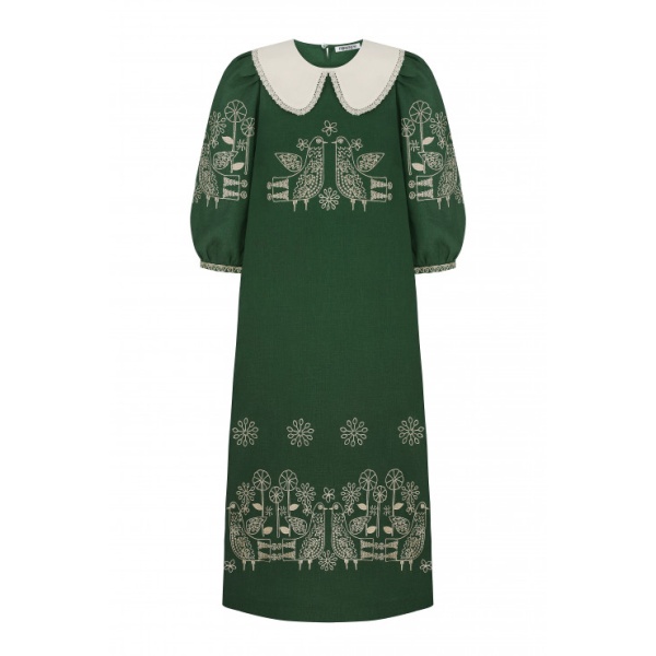 Foberini Zozulya Green Maxi Dress