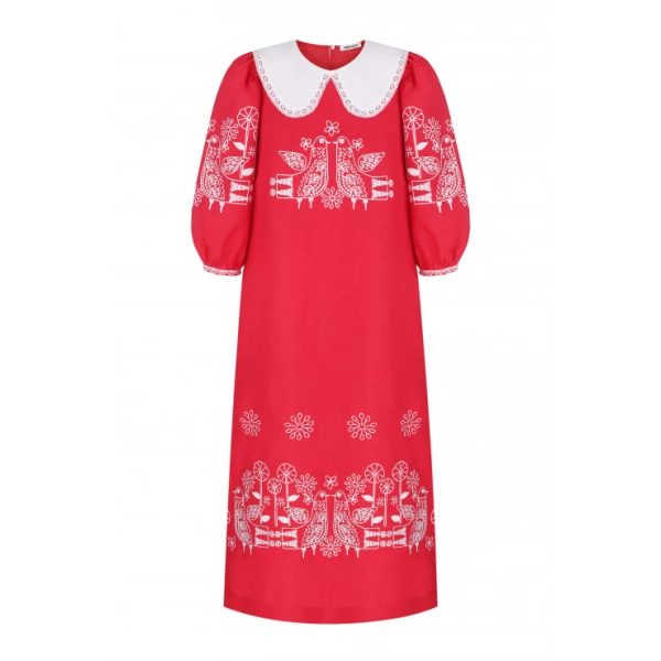 Foberini Zozulya Red Maxi Dress