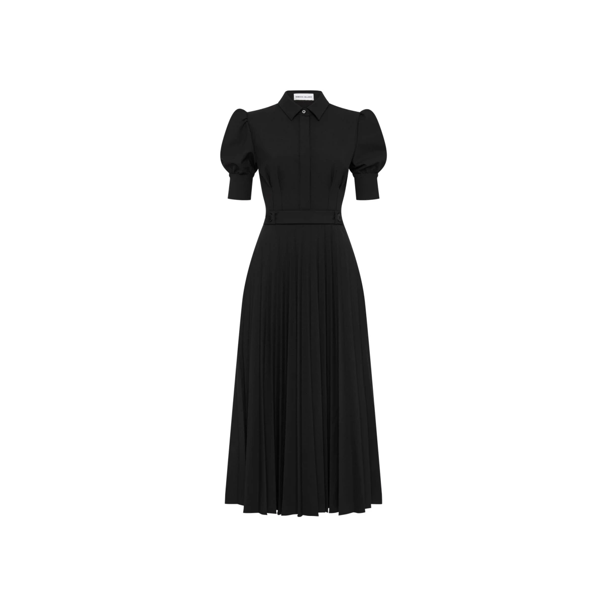 Rebecca Vallance Benoit Pleated Midi Dress | Designer Collection | Coveti