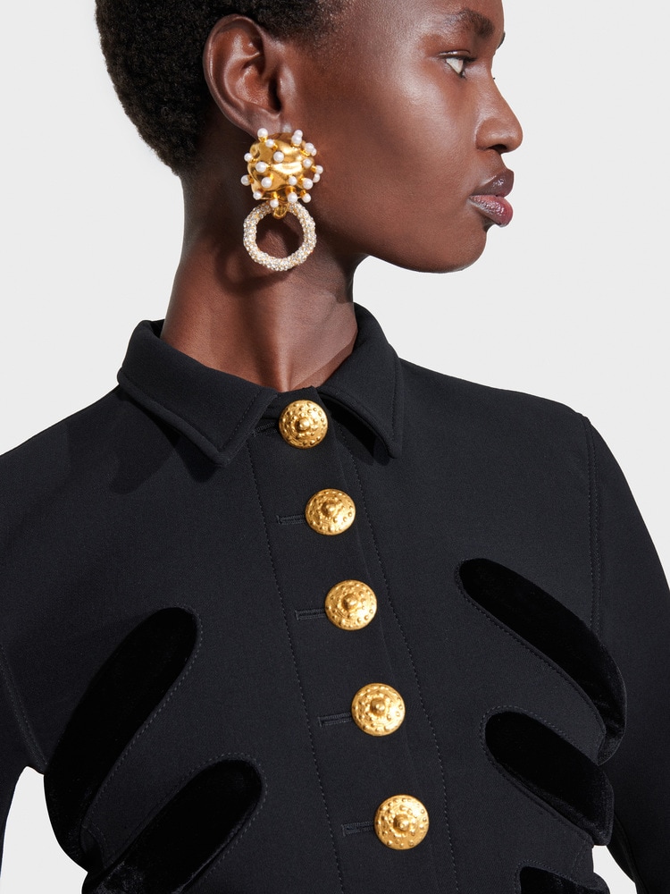 Boucles D'Oreilles Large Funky Face - Inspirées Haute Couture Schiaparelli/Nina Ricci - Neuf Sans Emballage