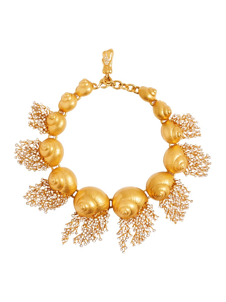 Schiaparelli Snail Necklace