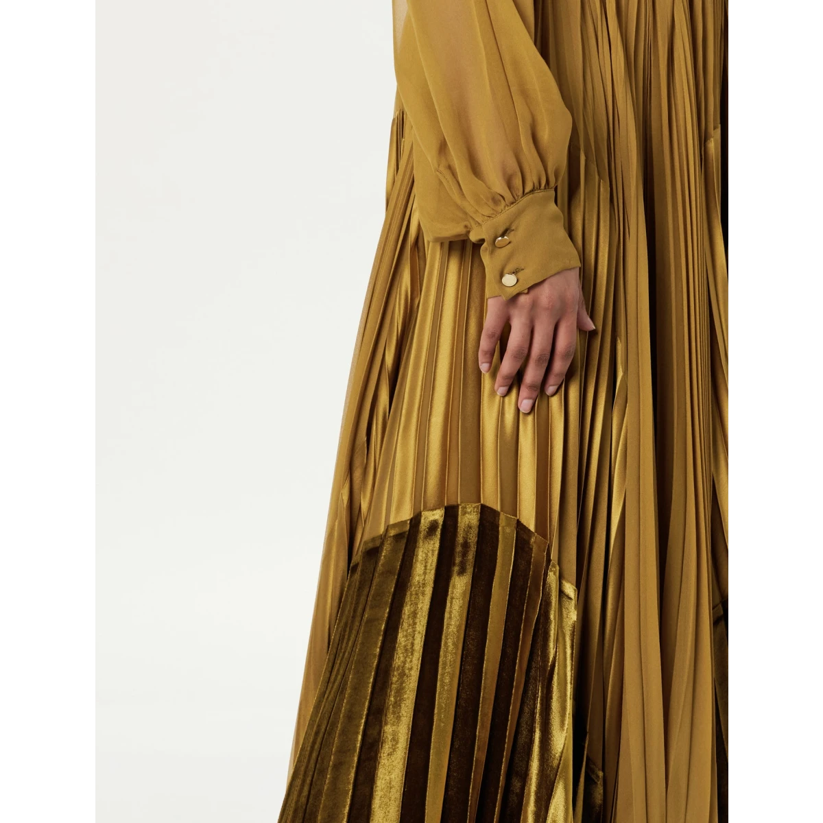 Sergio Hudson Gold dress