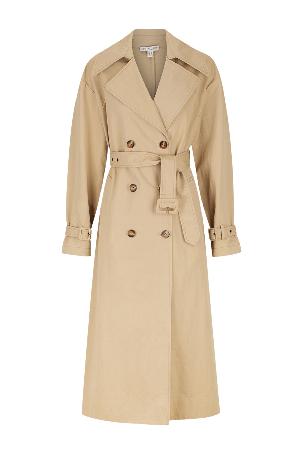 【新品】YOKE 男女 DETACHABLE DUSTER COAT BEIGE White nappa duster coat with shearling collar | Marni