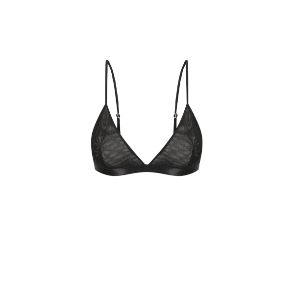 Shona Joy Mira Triangle Bralette Black84588 nobg