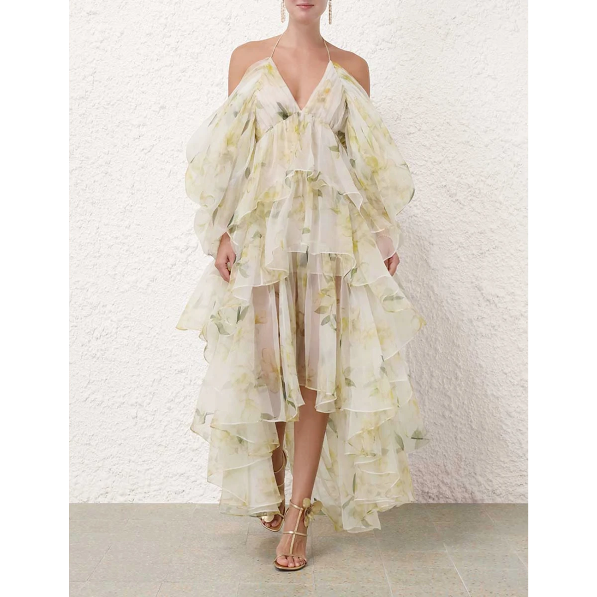 Zimmermann Harmony Gathered Long Dress