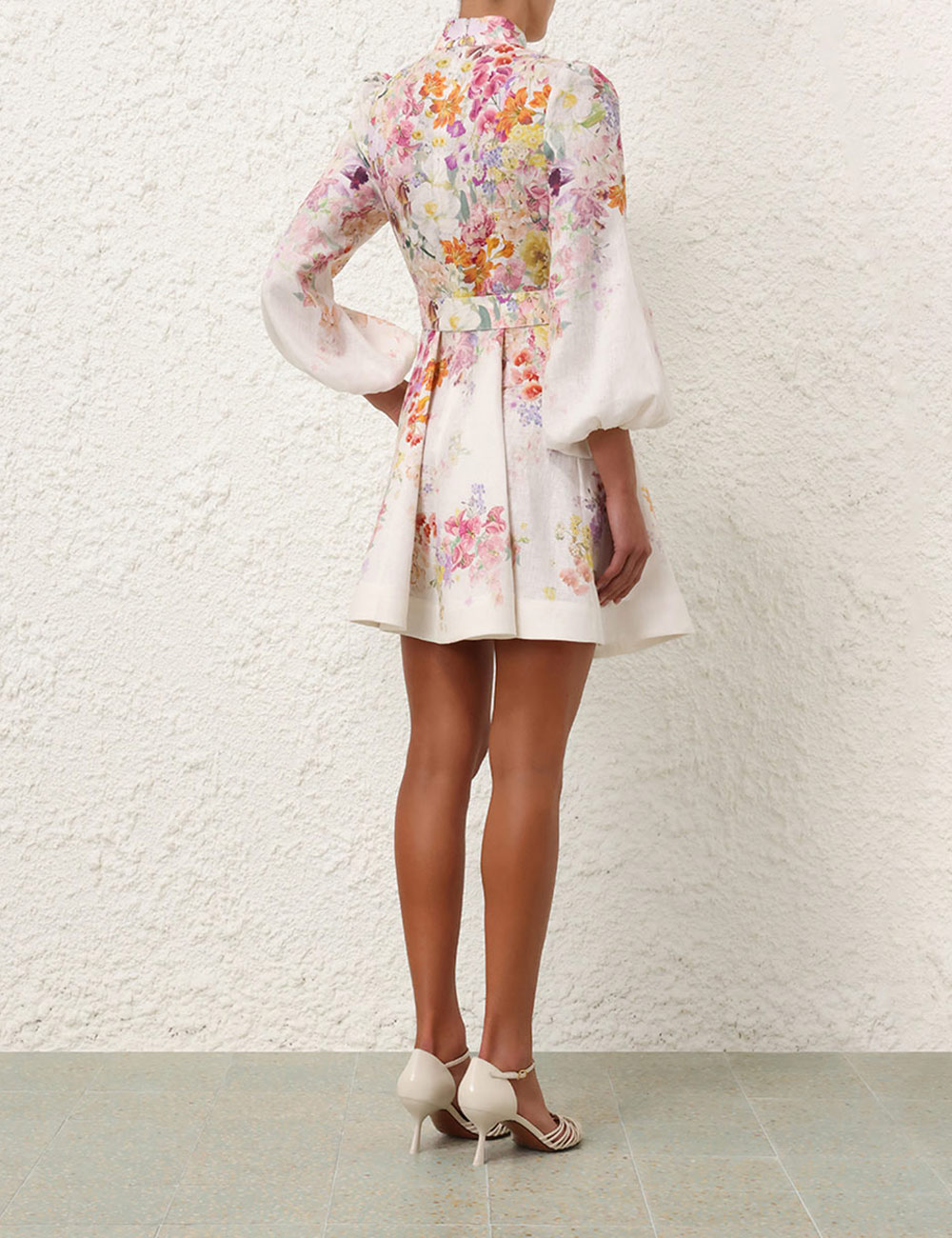 ワンピース Zimmermann DRESS (2929DSS254) Lucky Picnic Maxi Dress Blue Bouquet Floral Online | Zimmermann