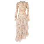 Zimmermann Natura Feather Midi Dress Zimmermann dress