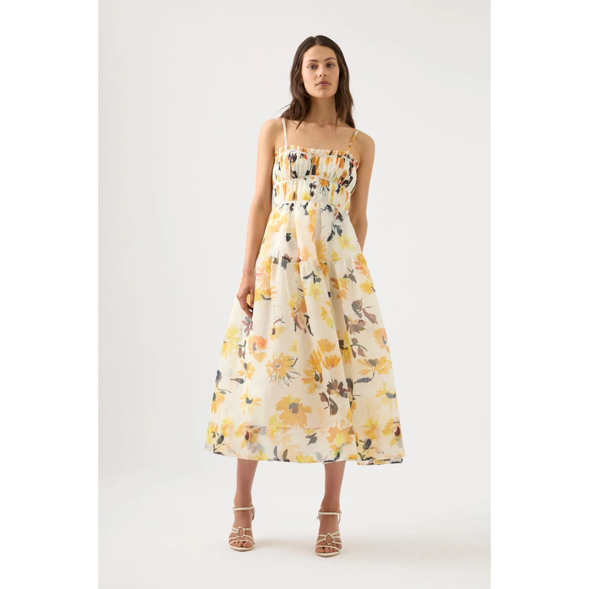 Botanica Cross Back Midi Dress