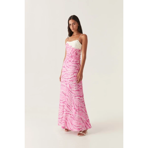 Clarice Draped Maxi Dress