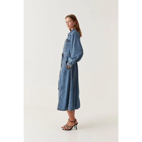 Colorado Denim Midi Dress