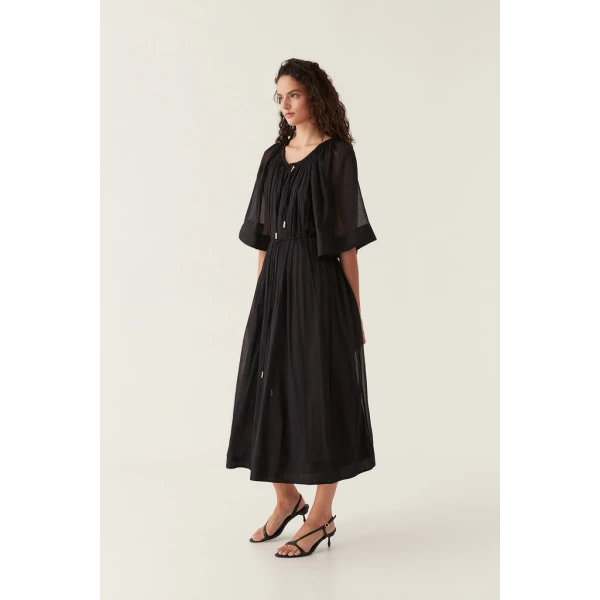 Damia Smock Midi Dress