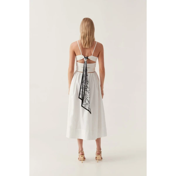 Danica Tie Back Midi Dress