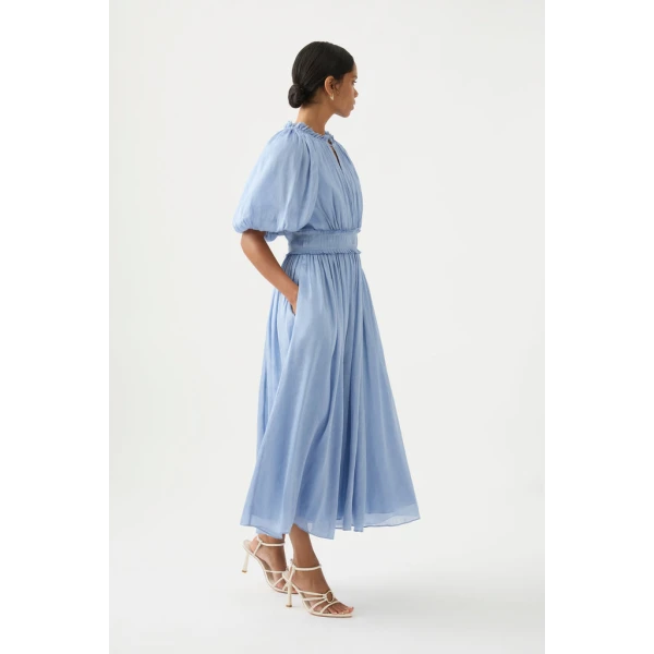 Elysium Blouson Midi Dress