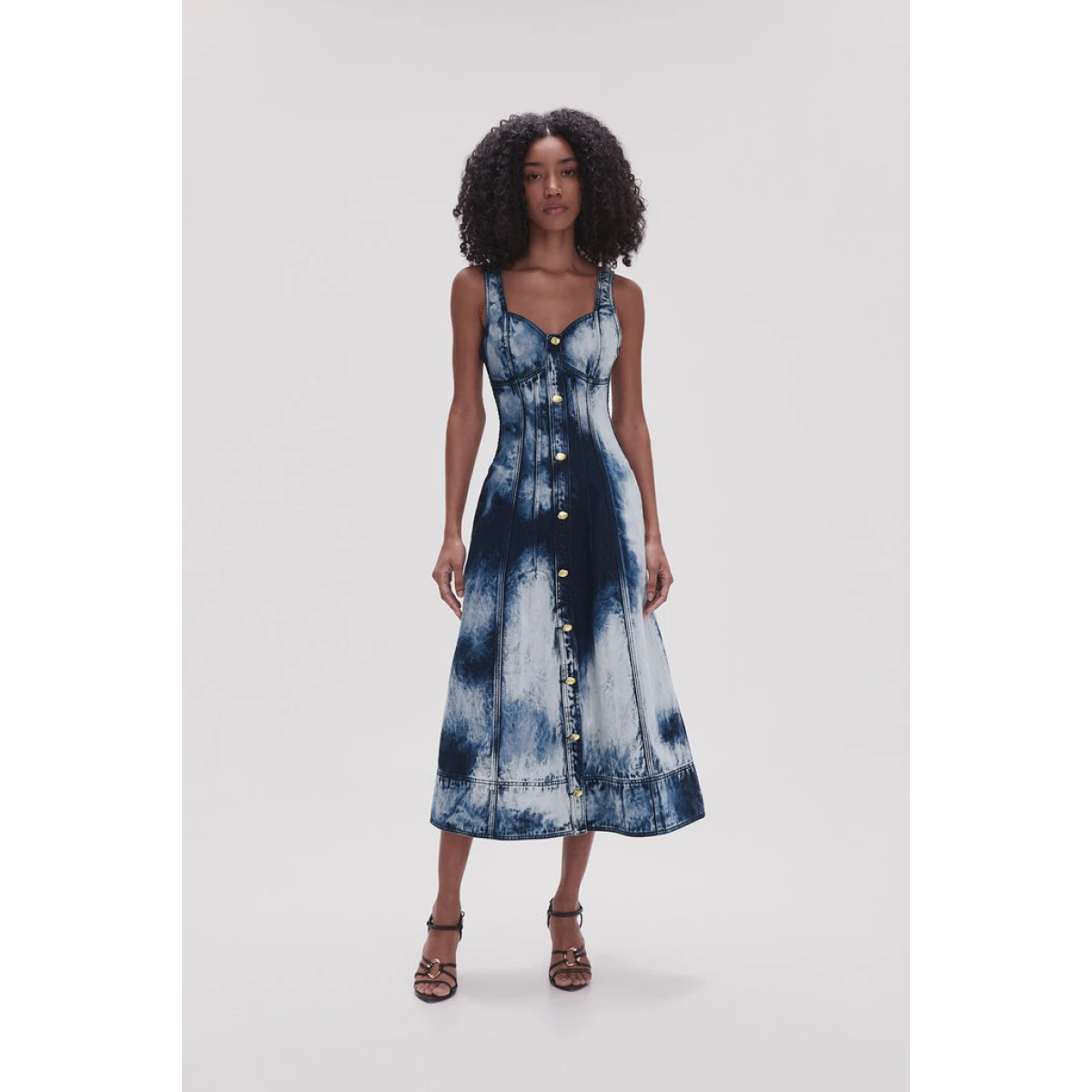 Enigma Denim Midi Dress