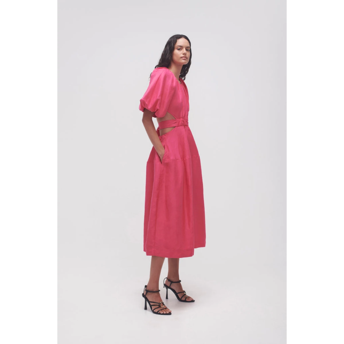 Mimosa Cutout Midi Dress