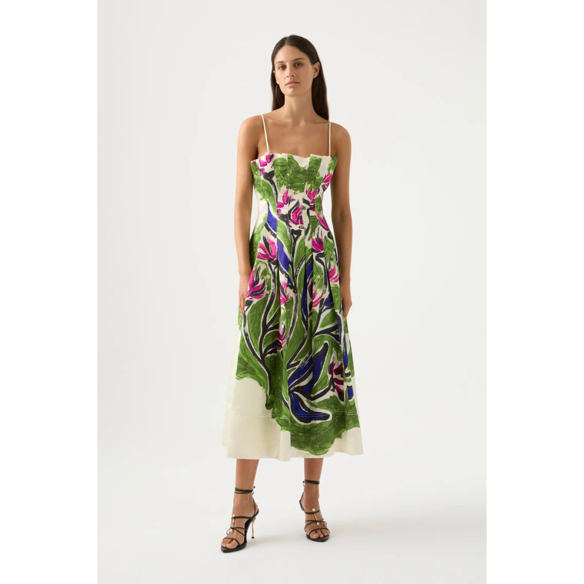 Paradiso Cinched Midi Dress