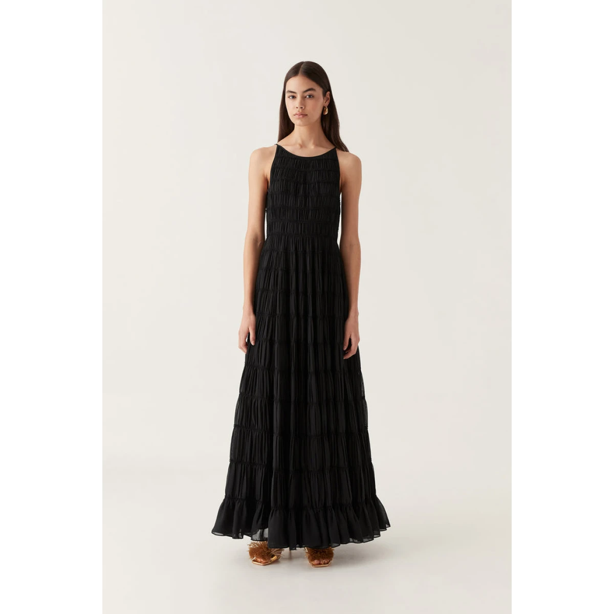 Rosewood Ruched Maxi Dress