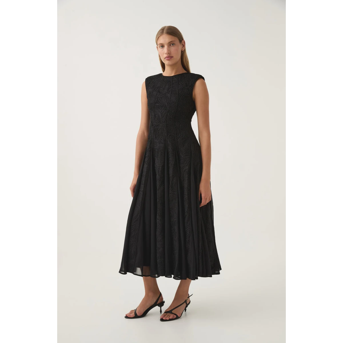 Soleil Lace Midi Dress