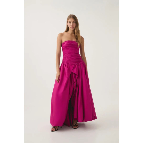 Violette Bubble Hem Maxi Dress