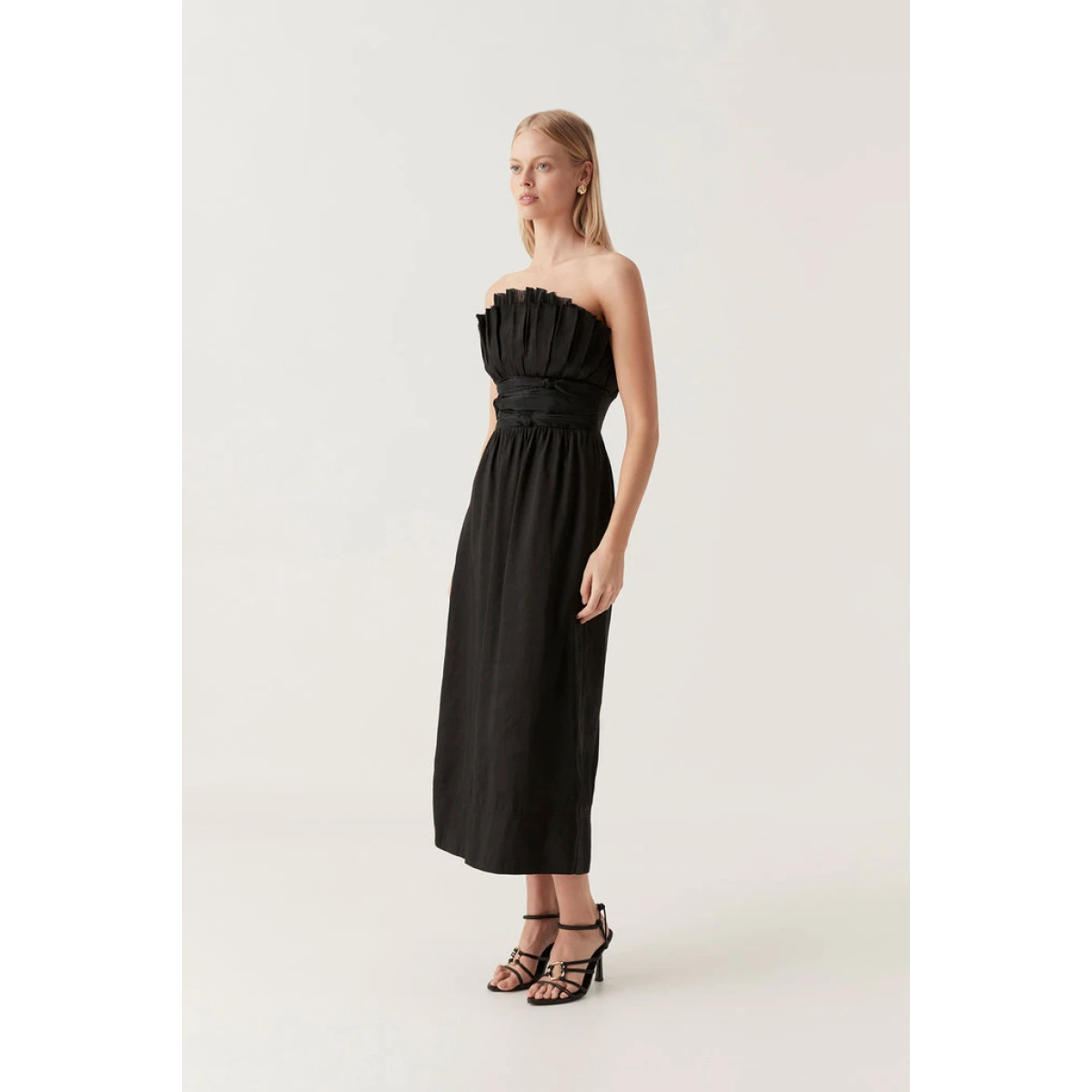 Whisper Knot Waist Midi Dress