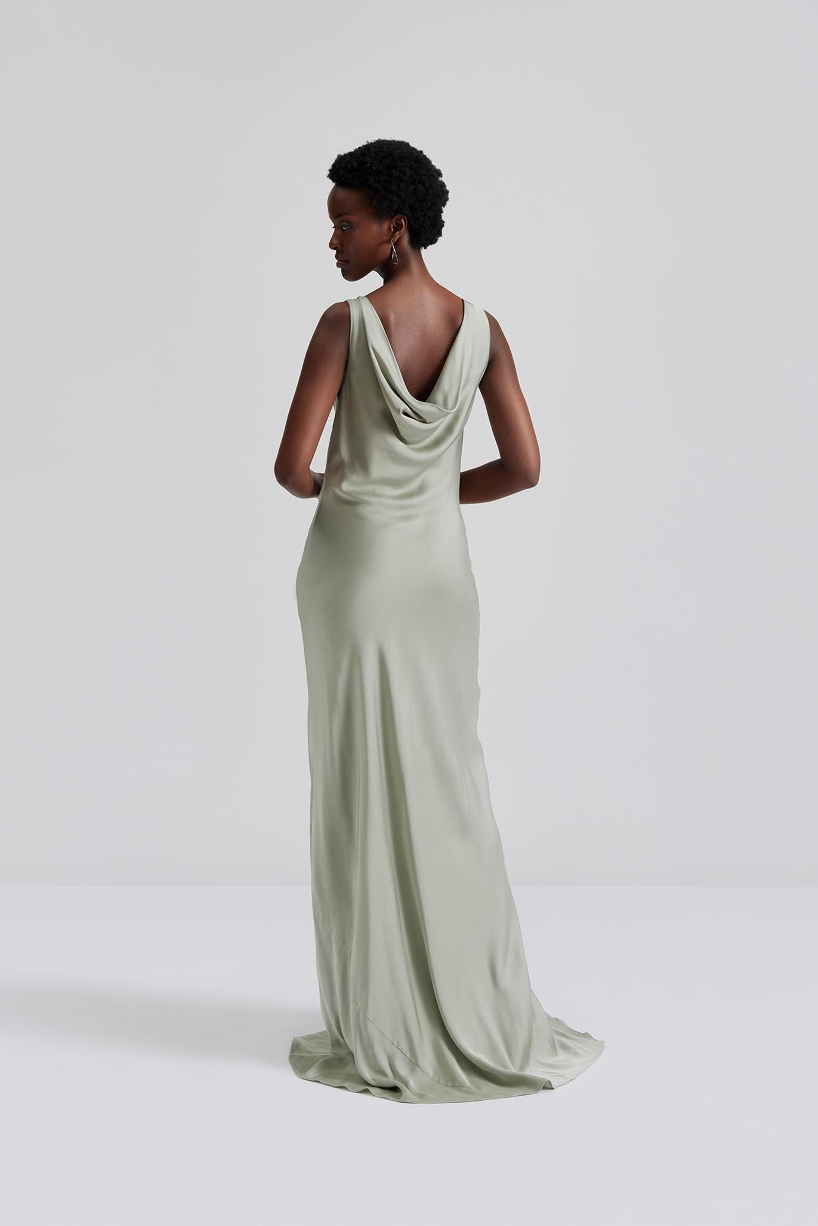 ワンピースその他 Malina Leah dress in champagne colour satin Malina Leah dress in champagne colour satin | TheDoubleF