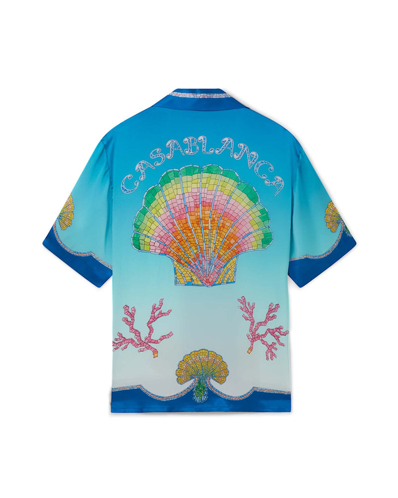 Casablanca Coquillage Coloré Silk Shirt