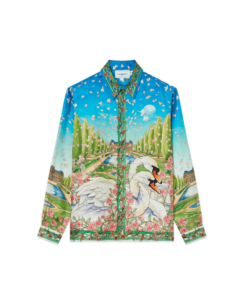 Casablanca L’Amour En Fleur Silk Shirt