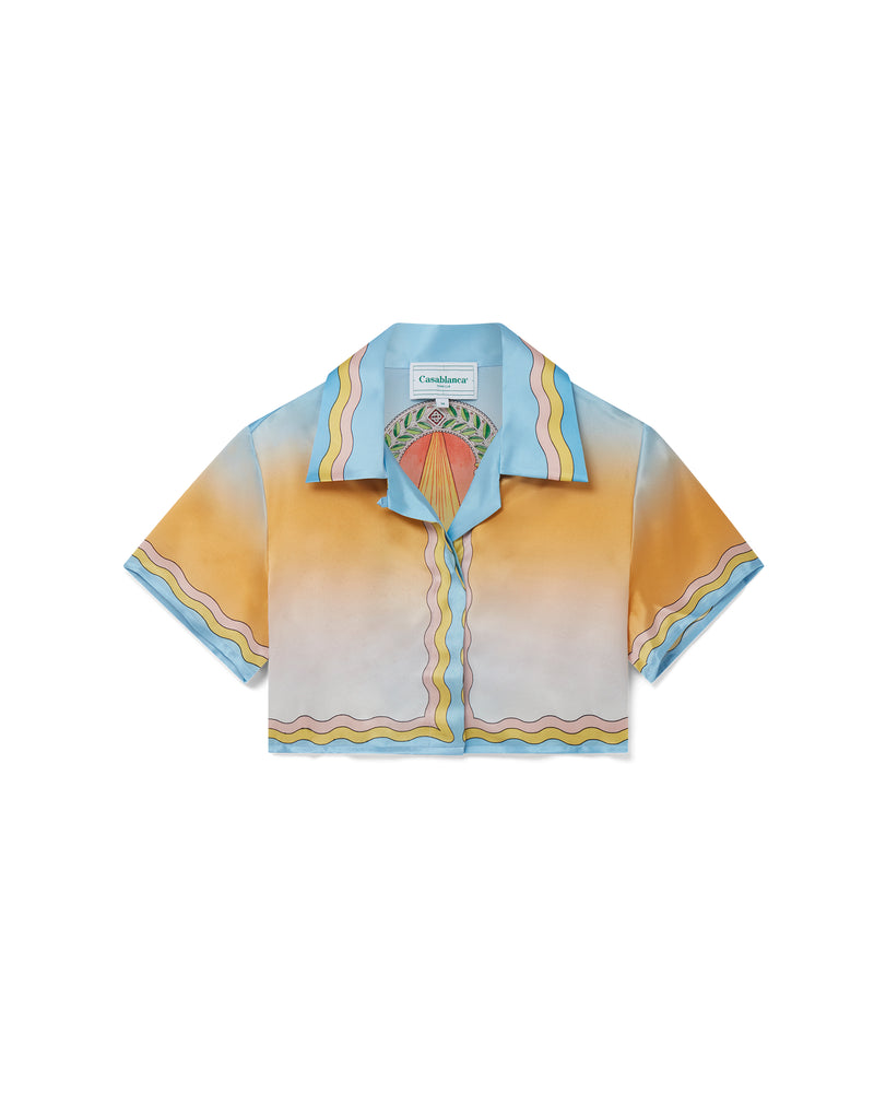 Tシャツ・カットソー DI.LA3 PARI' SS25 Puff-sleeve silk shirt (C02 AVORIO) Di.la3 pari' Puff-sleeve silk shirt available on julian