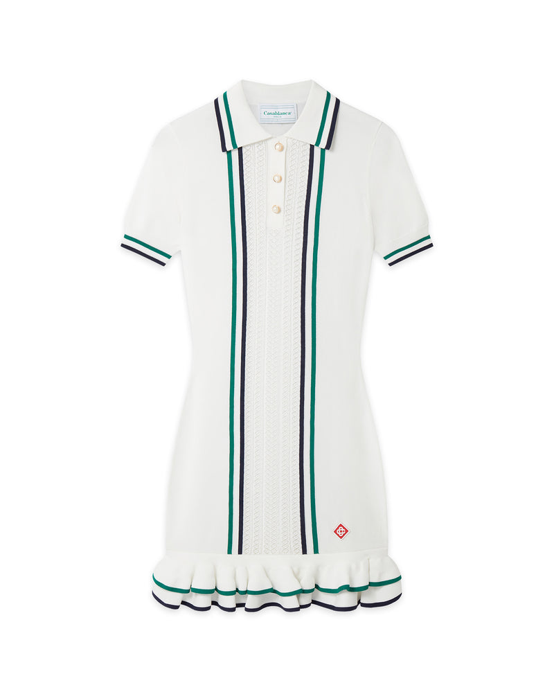 Casablanca Pointelle Tennis Dress