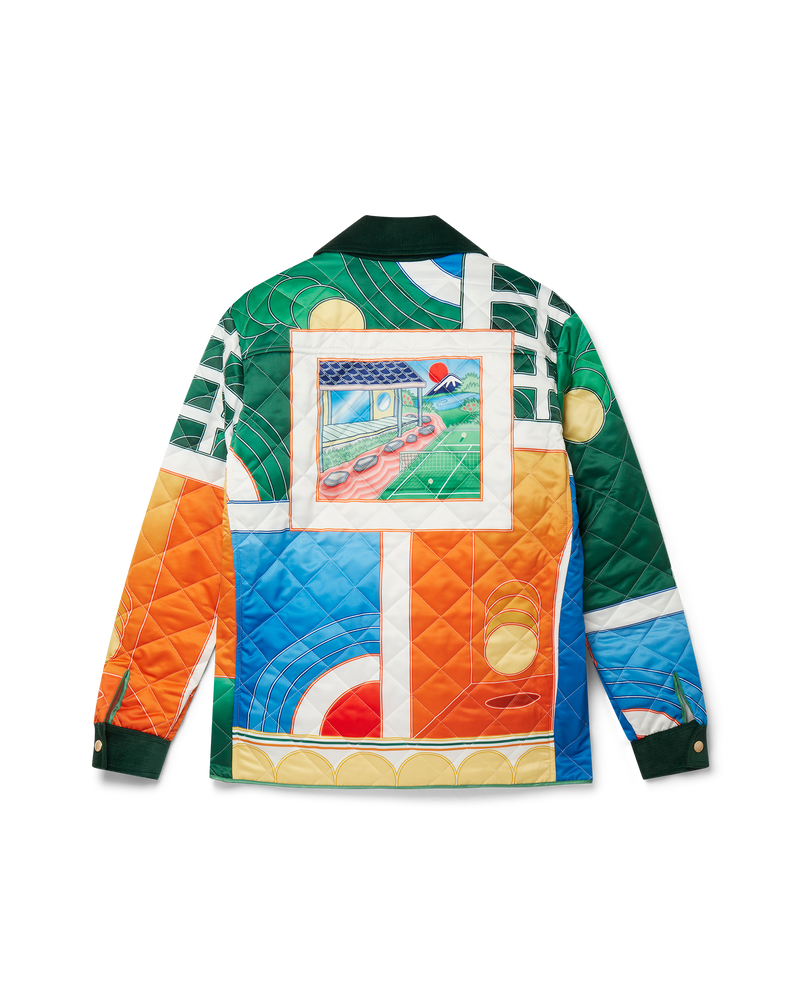 Casablanca Reve De Tennis Quilted Jacket