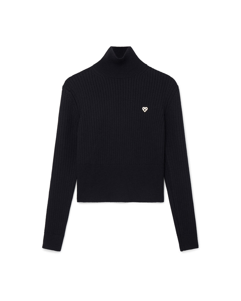 Casablanca Rib High Neck Jumper