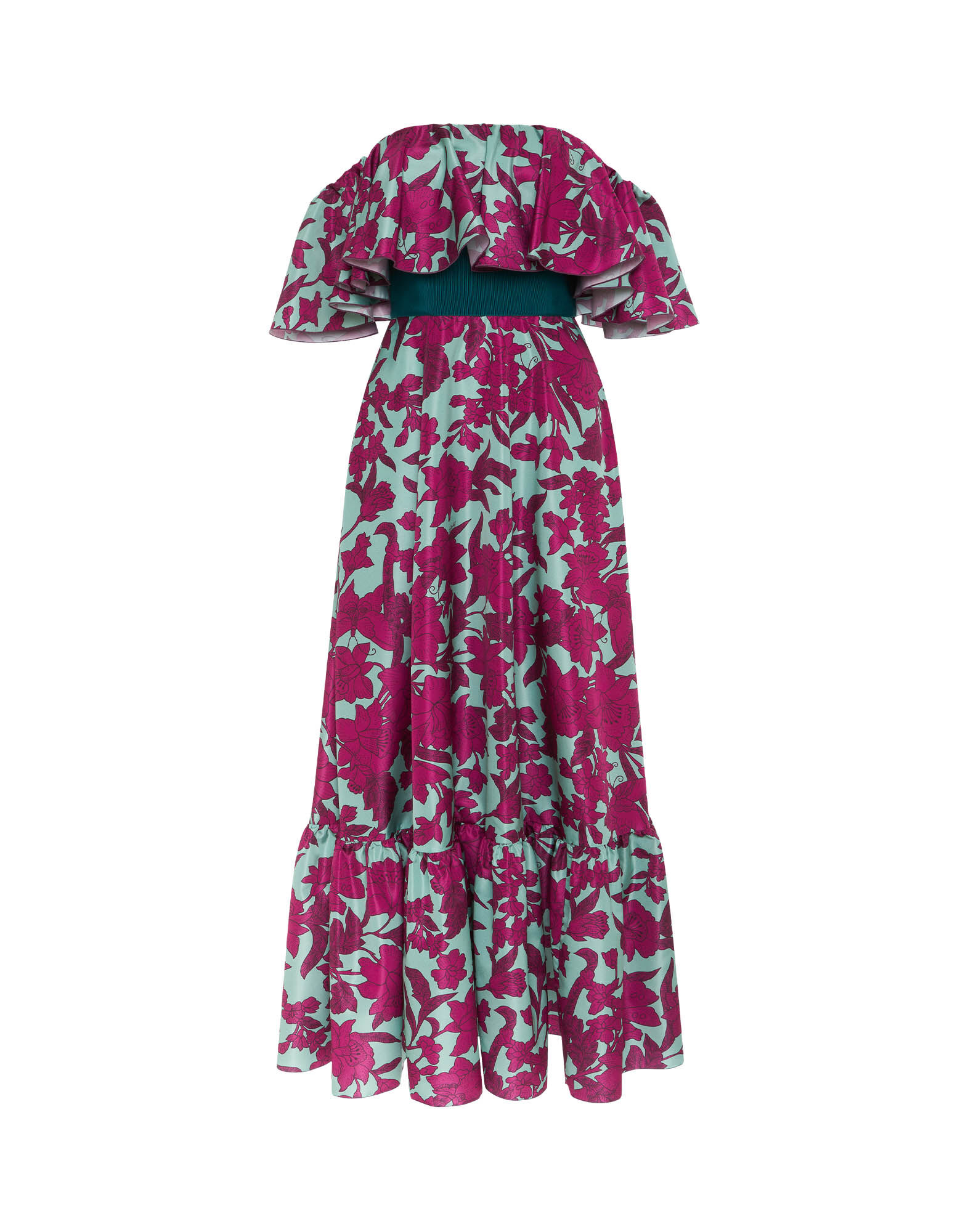La DoubleJ Shazam! Dress Lilium Purple in Light Faille, view 5