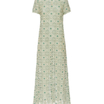 La DoubleJ San Carlo Dress Derby Placée Multicolor in Silk - Dresses - Milanese Maximalist Fashion at Coveti