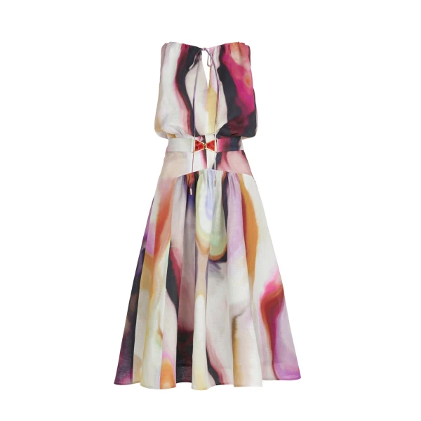 Silvia Tcherassi Berta Dress iridescent Marble