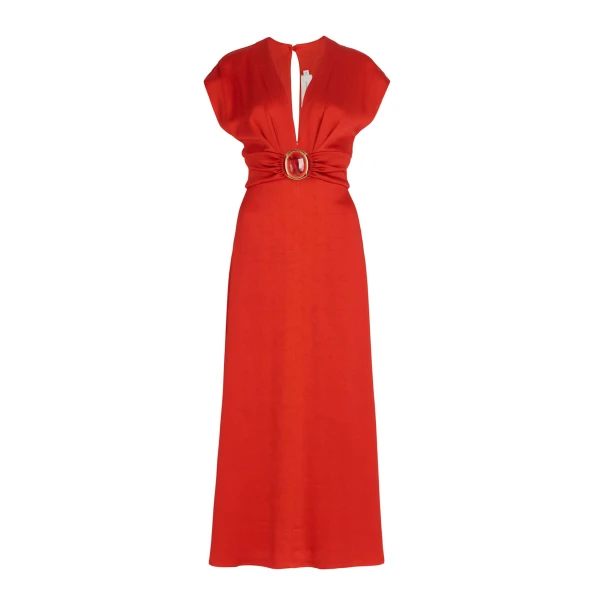 Silvia Tcherassi Emmeline Dress Rouge