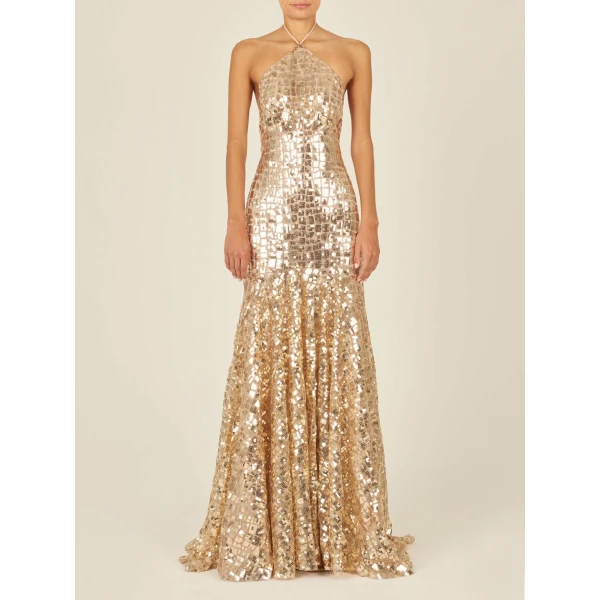 Lottise Dress Gold