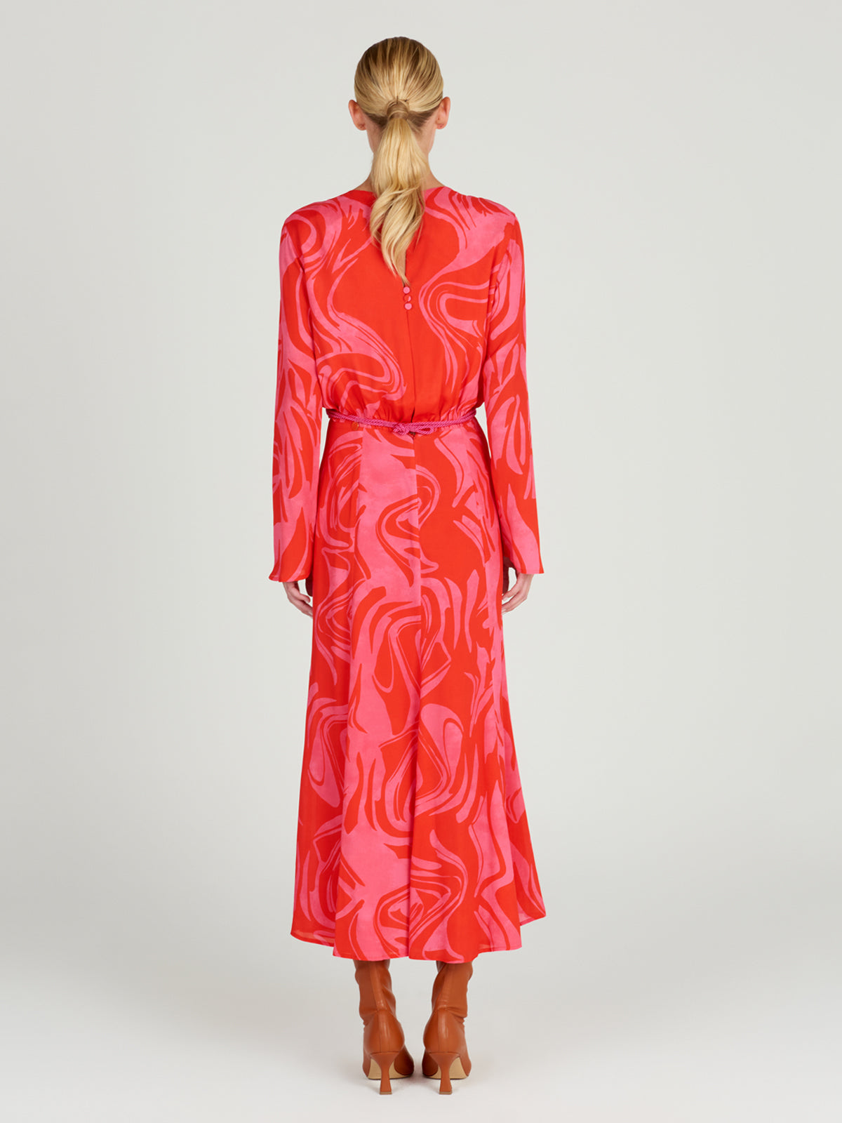 1940 dress style Buy SHANTVAN GALLERY Women Banarsi Silk Unstiched Suit Piece Qulqfy Womens Summer Dresses ROSE-GOLD Waist:36
