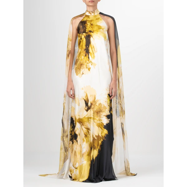 Sabina Dress Golden Peony