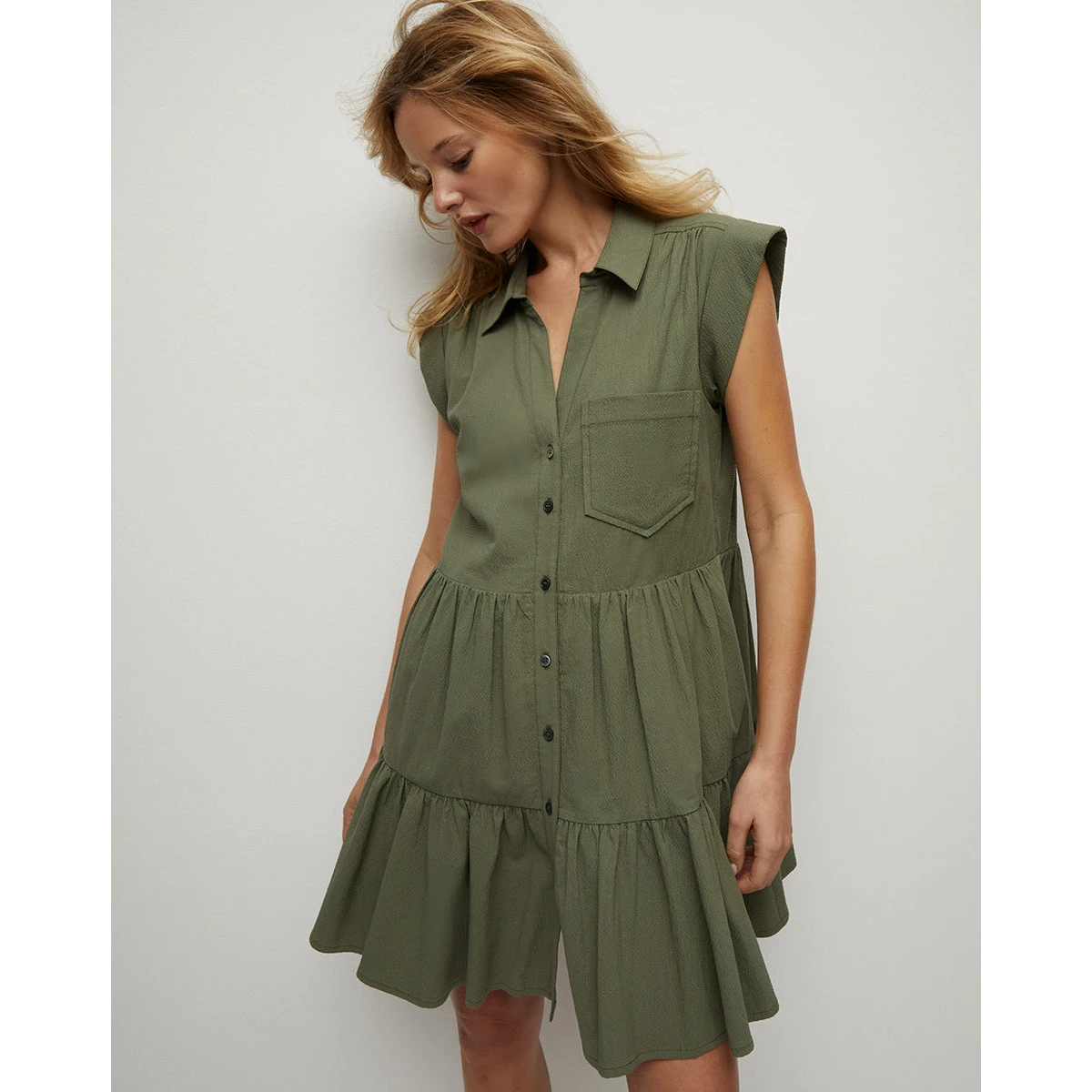 Trisha Cotton Shirtdress