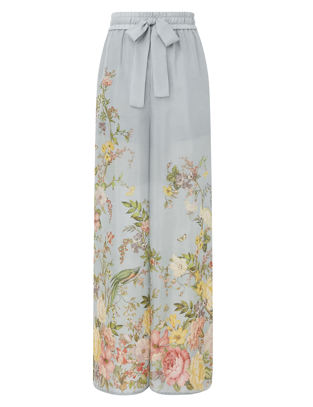 【Zimmermann】Halliday フローラル シルクパラッツォパンツ Zimmermann Halliday Relaxed Pants - Leggings - Free Shipping